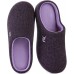 Women's Two-Tone Slippers Soft Comfy Knit Memory Foam Non-slip Indoor House Shoes
