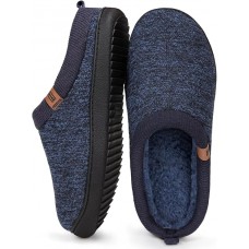 Men's Slip on Slippers Comfy Memory Foam Non Slip Indoor House Shoes